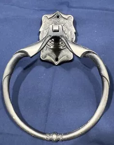 Vintage Amerock Carriage House Towel Ring Holder # 9056 AE Bathroom Pewter Color - Picture 1 of 6