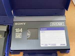 15x DVCAM KASSETTEN - 14x Sony PDV-184N 184min. - Konvolut - Picture 1 of 2