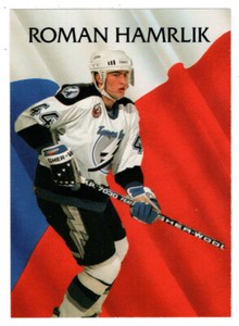 Roman Hamrlik - Tampa Bay Lightning (Hockey Card) 1992-93 Parkhurst # 443 MT