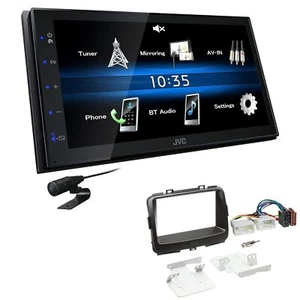 JVC Autoradio Touchscreen Bluetooth USB für KIA Carens IV ab 2013 in schwarz - Bild 1 von 5