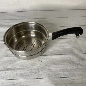 Inserto de olla de vapor de acero inoxidable Salad Master con mango de 8" de diámetro - Imagen 1 de 10