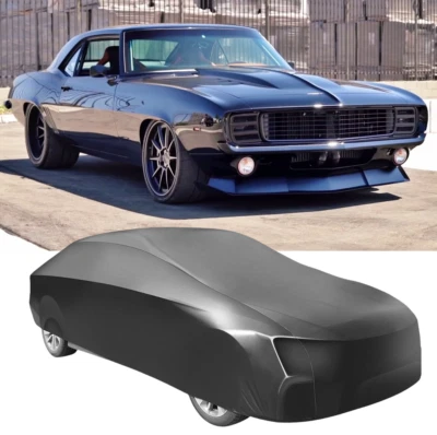 Full Car Cover Satin Stretch Outdoor Waterproof For Chevrolet Camaro 1967-1969 Foto 1 de 4