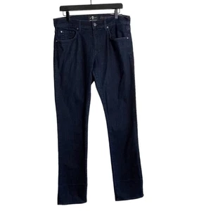 7 For All Mankind Herren Premium Luxe Straight Leg Jeans - Größe 34 - Bild 1 von 14