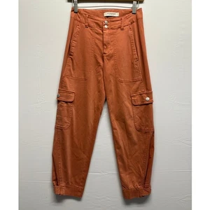 Pantalones cargo Liverpool Los Angeles naranja barril talla 0/25 terracota elásticos - Imagen 1 de 10