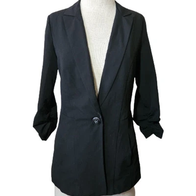 Black Blazer Jacket Size Small - Image 1 of 4