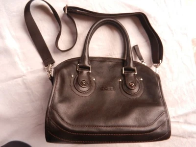 Damen Tasche " BREE " Schultertasche, Leder, dunkelbraun - Bild 1 von 4