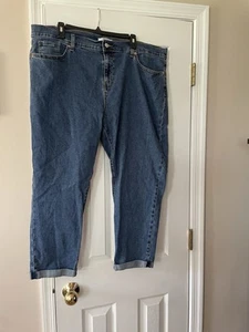 Denizen From Levi’s Women’s Capri Jeans Size 18 W34 Boyfriend Casual Comfort - Imagen 1 de 9