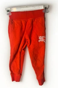 Burberry Kids Pants Sweatpants Orange Joggers Pants Boy Size 4Y. H - Picture 1 of 8