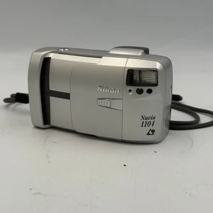 Nikon Nuvis 110i Magnetic IX 35mm Film Camera Silver - Picture 1 of 10