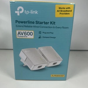 TP-LINK AV600 Powerline Adapter Starter Kit funktioniert mit allem Breitband - Bild 1 von 11