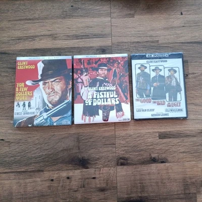 Dollars Trilogy 4K UHD (Fistful of Dollars,Few Dollars More,Good Bad Ugly)Kino - Image 1 of 2