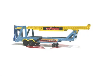 Remolque Majorette Vehículo Coche Trans AUTO Transportador Semirremolque 1/60 con RAMP  Foto 1 de 4