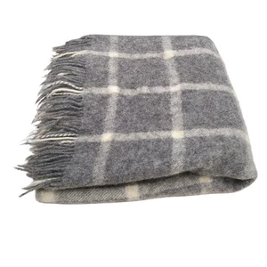 100% REINE SCHURWOLLE ÜBERWURF DECKE - BRONTE BY MOON 38x58 Schoß Stadion Baby Kleinkind - Bild 1 von 16