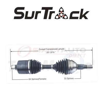 SurTrack CV Axle Shaft for 1997-1999 Pontiac Bonneville 3.8L V6 - Constant pz Foto 1 de 4