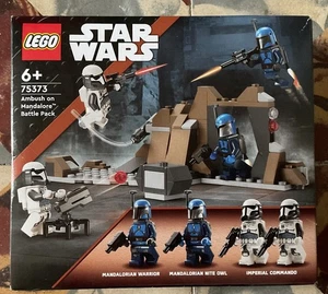 BOITE SET  SCELLE LEGO STAR WARS VAISSEAU 75373 AMBUSH ON MANDALORE BATTLE PACK - Imagen 1 de 2