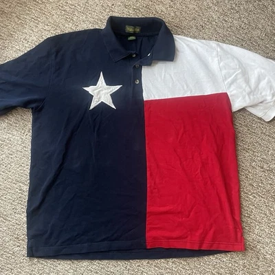 Tiger Hill Polo Men’s 3XL Texas Flag - Image 1 of 4