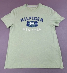 Tommy Hilfiger Men's Medium Green Short-sleeve T-shirt - Picture 1 of 8