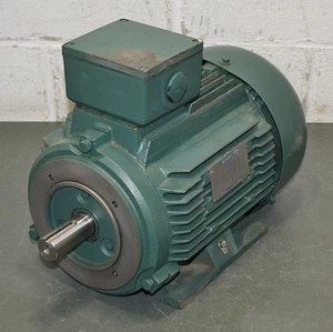 Leeson Electric Motor 193359.60, 3 HP, 230/460V AC, 3PH,  28mm Shaft, 100L, TEFC - Picture 1 of 9