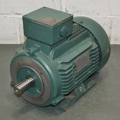 Leeson Electric Motor 193359.60, 3 HP, 230/460V AC, 3PH,  28mm Shaft, 100L, TEFC - Image 1 of 4