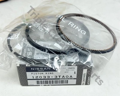 Juego de anillos originales Nissan 12033-3TA0A - pistón 120333TA0A OEM Foto 1 de 3