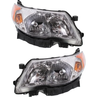 Fit for 2009-13 Subaru Forester Left and Right With Bulb 2Pc Headlight Set Foto 1 de 4