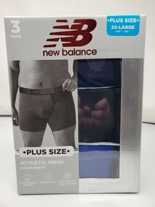 New Balance Slip Boxer Uomo Performance 2XL Confezione da 3 44"-46" Blu, Nero, Navy - Foto 1 di 7