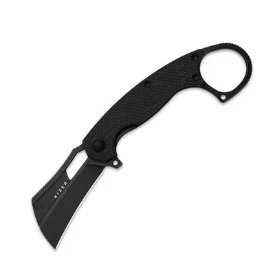 Cuchillo Plegable Kizer Dodo Negro Mango G10 Nitro-V Modificar Karambit Negro V2702A3 Foto 1 de 4