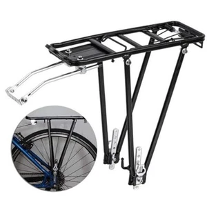 Universal Bike Cargo Rack Adjustable Bicycle Rear Luggage Touring Carrier Rack - Picture 1 of 7