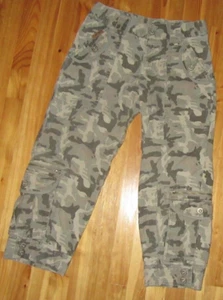 XOXO Girls 16 Camo Jogger Pants 8 Flap & Zip Pockets Great Preowned Cute! - Picture 1 of 6