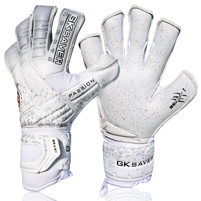 Torwarthandschuhe Größe 7 Professional Goalkeeper Gloves GK Saver Passion Beast Pro 4 Yellow Fußball Handschuhe