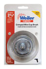 Weiler Vortec 2-3/4 In.   D X 1/4 In.   S Coarse Steel Crimped Wire Cup Brush 45