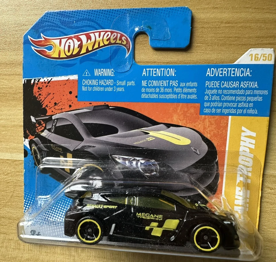 2011 Hot Wheels New Models #16 Megane Trophy (Black) - Image 1 of 2