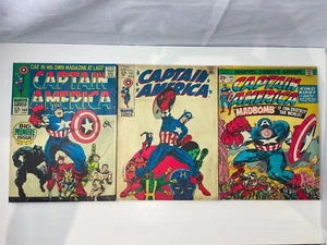 Captain America Comic Cover Canvas Set of 3 • Lovely wall art for any Marvel Fan - Picture 1 of 4