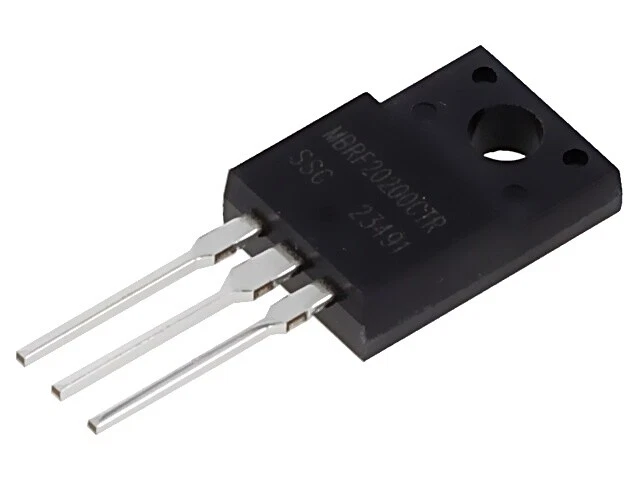 2X MBRF20200CTR Diode: Gleichrichterdiode Schottky SMC DIODE SOLUTIONS - Bild 1 von 1