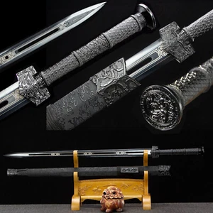 102CM Chinese Swords Manganese Steel Hand Forging “Han Jian” Katana Sword - Picture 1 of 14