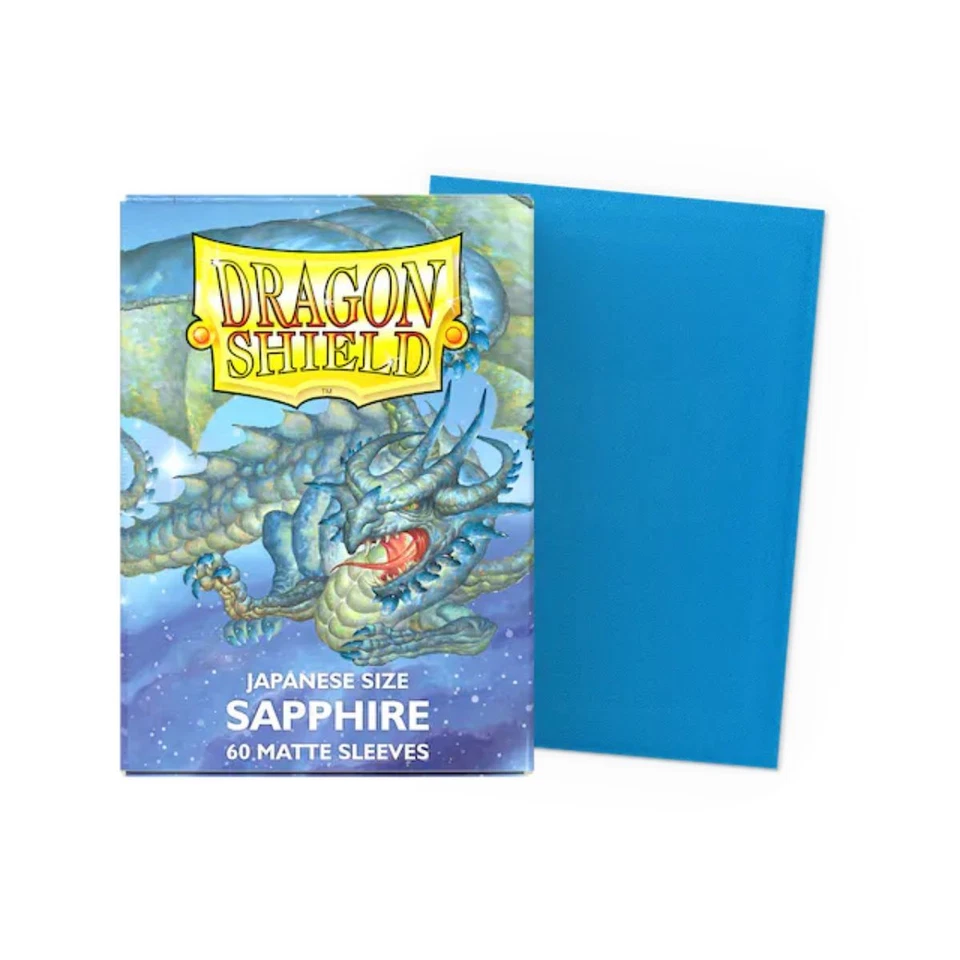 Dragon Shield Japanese Size Matte Sleeves (60) Sapphire - Bild 1 von 1