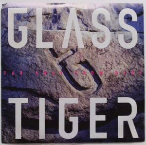 GLASS TIGER FAR AWAY FROM HERE / THIS ISLAND EARTH 45 7" SINGLE & PIC SLEEVE EX - Picture 1 of 2