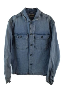 TU Blue Denim Overshirt Jacket size M Mens Casual Outdoors Outerwear - Picture 1 of 8