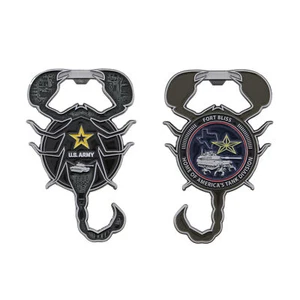 Fort Bliss Scorpion Bottle Opener Challenge Coin - Picture 1 of 1
