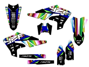 YZ 250 F 2019-2023 4 TIEMPOS SERAPE kit de gráficos Senge negro compatible con - Imagen 1 de 10