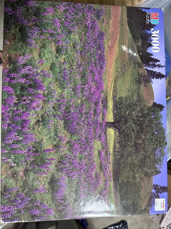 Magnum Hillside Near Lyle WA 3000 Piece Jigsaw Puzzle Washington Purple Flowers - Image 1 of 1