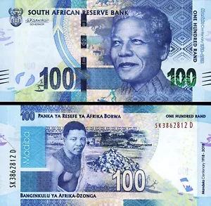 South Africa 100 Rand 2018, UNC, Commemorative, Mandela Birth Centenary, P-146 - Picture 1 of 3
