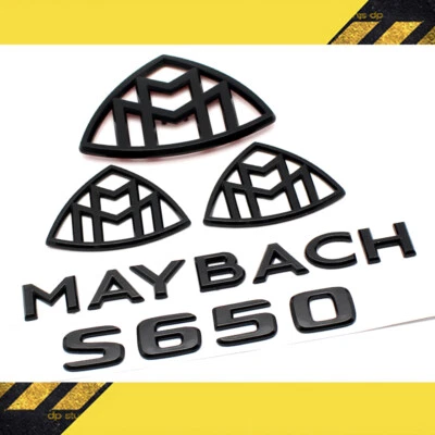 5pcs S650 Set for Maybach Letters Trunk Badge Emblem For Mercedes-Benz W222 W223 - Изображение 1 из 4