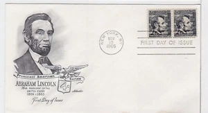 TurtlesTradingPost- Abraham Lincoln #1282 1967 FDC Artmaster Cachet - Picture 1 of 1