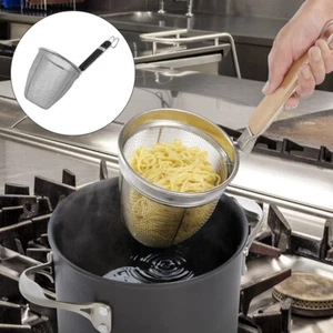 Noodle Strainer Ramen Colander Spoon Child Pasta Stainless Steel Scoop - Picture 1 of 12