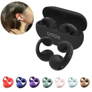 AURICOLARI CUFFIA AMBIE BLUETOOTH PORTATILI WIRELESS CUFFIE TOUCH SPORT NEW - Foto 1 di 9