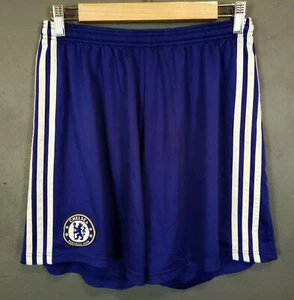 ADIDAS FC CHELSEA 2013/2014 MEN'S SHORTS PANTALONES FOOTBALL SOCCER SIZE L LARGE - Picture 1 of 9