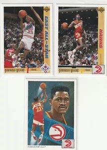Dominique Wilkins Lot of 3 1993 Upper Deck - Bild 1 von 2