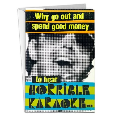 Hallmark MUSICAL BIRTHDAY CARD - Karaoke - "Brick House" Commodores + Envelope - Image 1 of 4