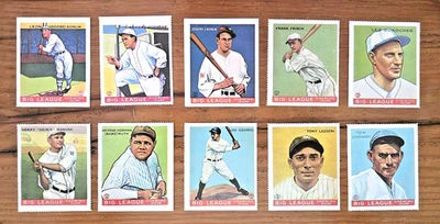 Lote de tarjetas de reimpresión X15 1933 Goudey Dover con Babe Ruth, Lou Gehrig, Joe Cronin casi nuevo/muy bueno Foto 1 de 4